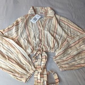 L*Space Cropped blouse